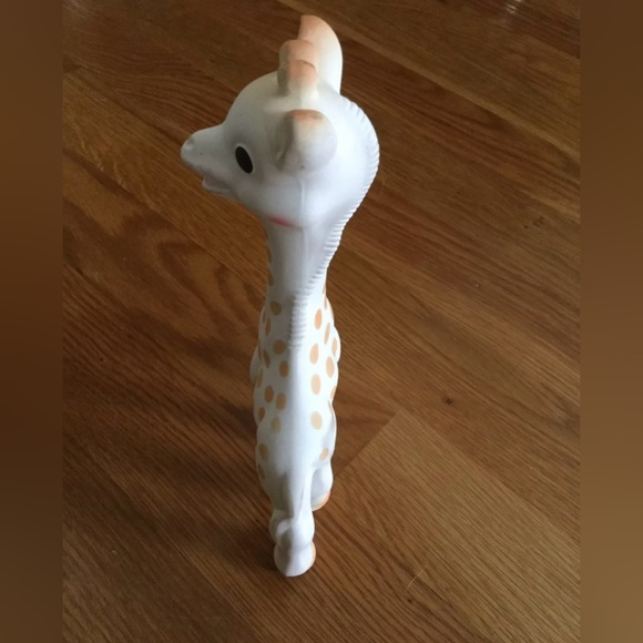 1960s Vintage Sophie The Giraffe Rubber Teething Squeaky Toy Baby Squeeze Retro - Picture 10 of 15